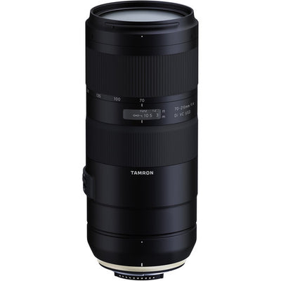 Objectif Tamron 70-210 mm f/4 Di VC USD pour ensemble de filtres UV Nikon F Starter