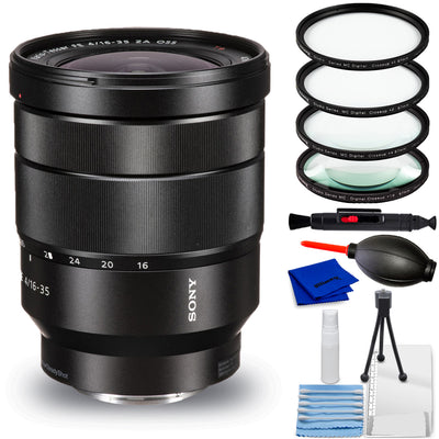 Sony Vario-Tessar T* FE 16-35mm f/4 ZA OSS Lens SEL1635Z - 6PC Accessory Bundle