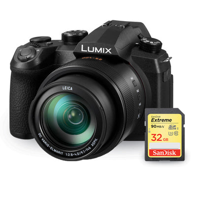 Panasonic Lumix DC-FZ1000 II Digital Camera DC-FZ1000M2 + Sandisk Extreme 32GB