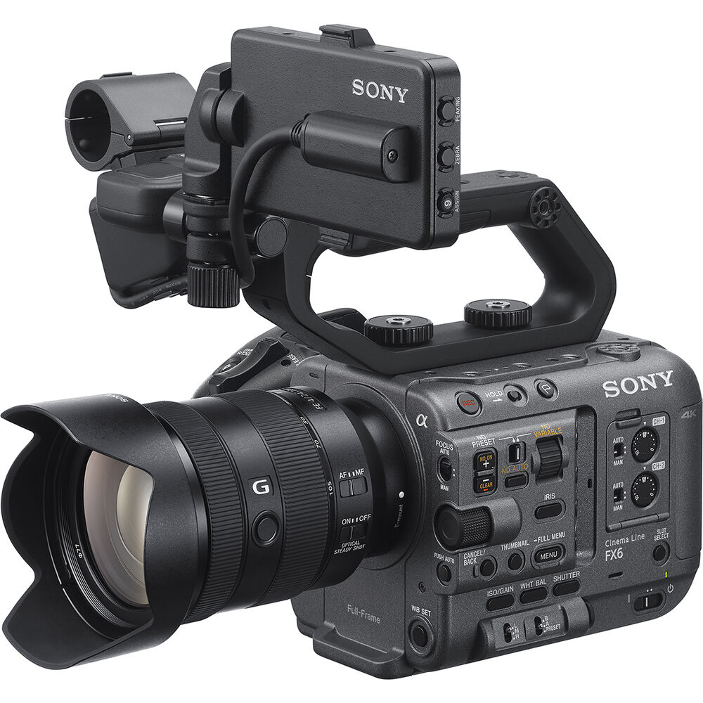 Kit de caméra de cinéma numérique Sony FX6 avec objectif 24-105 mm - ILME-FX6VK