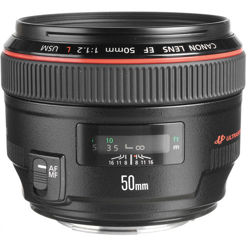 Objectif Canon EF 50 mm f/1.2L USM (noir) #1257B002