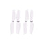 Ultimaxx Low Noise Propellers for Phantom 4 Quadcopter Drones (White)