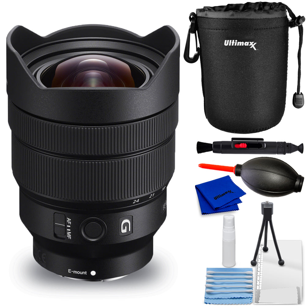 Objectif Sony FE 12-24 mm f/4 G SEL1224G - Ensemble d'accessoires 6 pièces