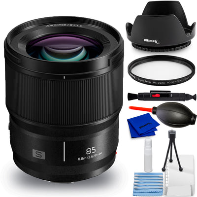 Panasonic Lumix S 85mm f/1.8 Objectif S-S85 - Ensemble d'accessoires 7PC