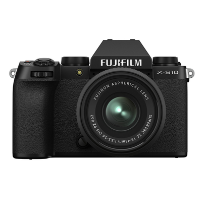 Appareil photo sans miroir FUJIFILM X-S10 avec objectif XC 15-45 mm f/3,5-5,6 OIS PZ (noir)