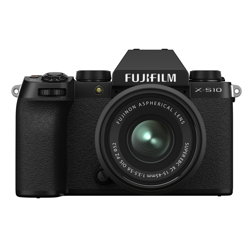 Appareil photo sans miroir FUJIFILM Fuji X-S10 avec objectif XC 15-45 mm f/3.5-5.6 OIS PZ noir