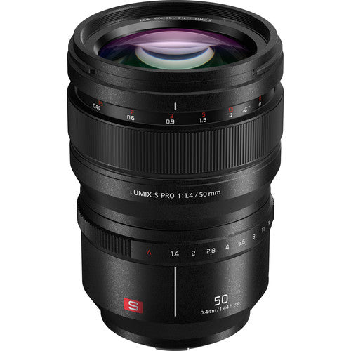 Objectif Panasonic Lumix S PRO 50 mm f/1.4 S-X50 - Ensemble d'accessoires 7 pièces