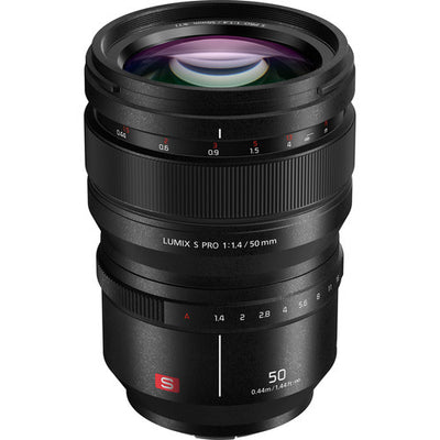 Objectif Panasonic Lumix S PRO 50 mm f/1.4 Objectif S-X50 - Ensemble d'accessoires 10PC