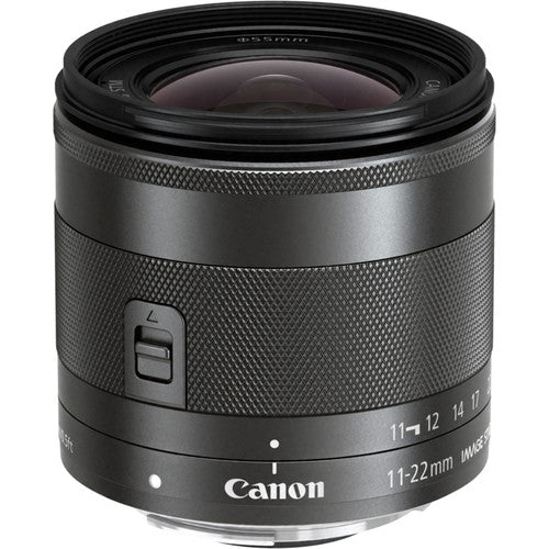 Objectif Canon EF-M 11-22 mm f/4-5.6 IS STM 7568B002 - Ensemble d'accessoires 7 pièces