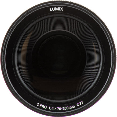 Objectif Panasonic Lumix S PRO 70-200 mm f/4 OIS S-R70200 + filtre UV ultraviolet