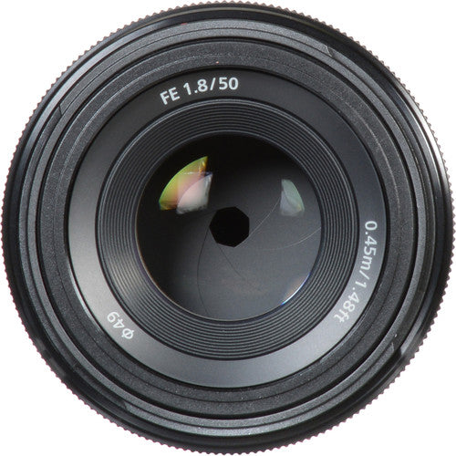 Sony FE Autofocus Motor 50mm f/1.8 Lens (Black) - SEL50F18F/2