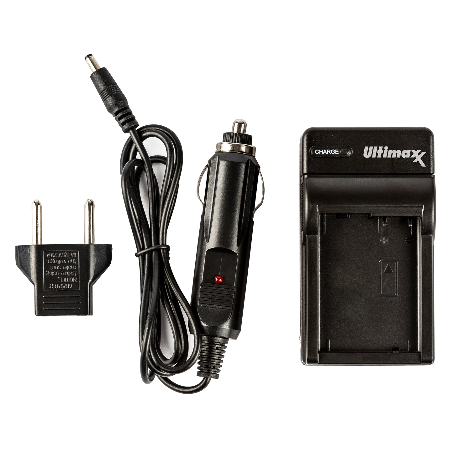 Chargeur de voyage/mur Ultimaxx pour Canon BP-828 pour XF405 XF400 XA15 XA11 XA35