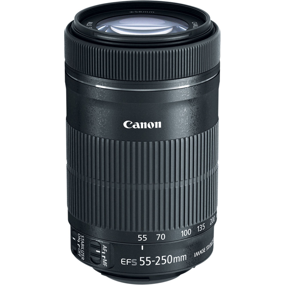 Canon EF-S 55-250mm f/4-5.6 IS STM Lens - New in White Box