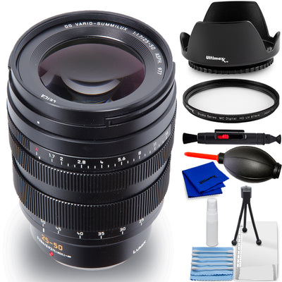 Panasonic Leica DG Vario-Summilux 25-50mm f/1.7 ASPH. Objectif - Kit d'accessoires 7 pièces