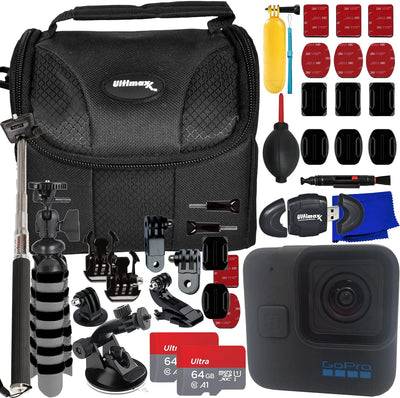 GoPro HERO11 Black Mini Hero 11 Mega Kit d'accessoires avec trépied monopode 64 Go