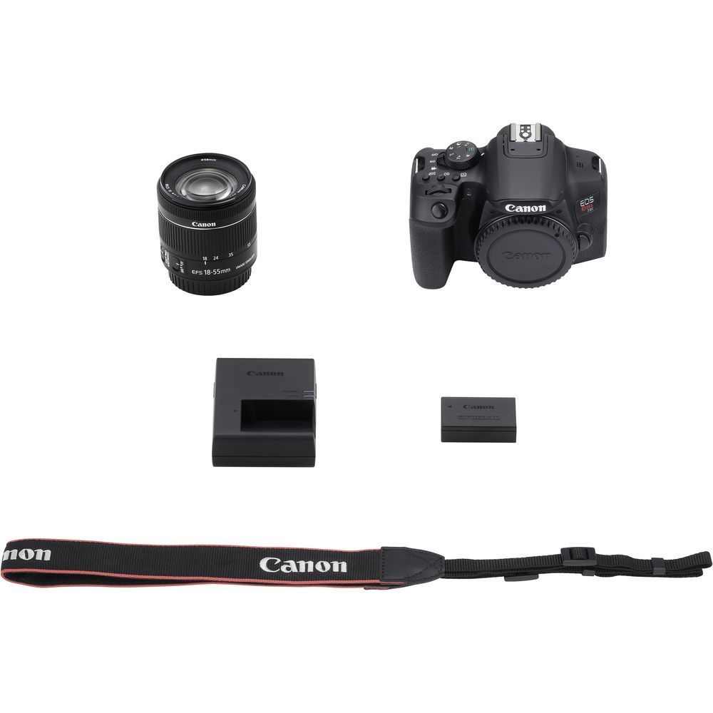 Canon EOS Rebel T8i avec 18-55 mm, 75-300 mm, 500 mm, 650-1300 mm - Offre groupée haut de gamme