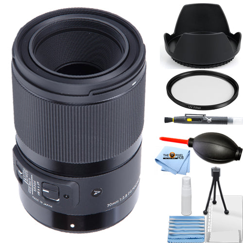 Objectif Sigma 70 mm f/2.8 DG Macro Art pour Canon EF 271954 Starter UV Bundle