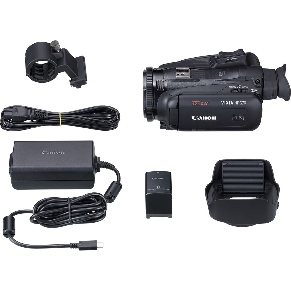 Caméscope Canon Vixia HF G70 UHD 4K (noir) 5734C002 - Ensemble d'accessoires 7 pièces