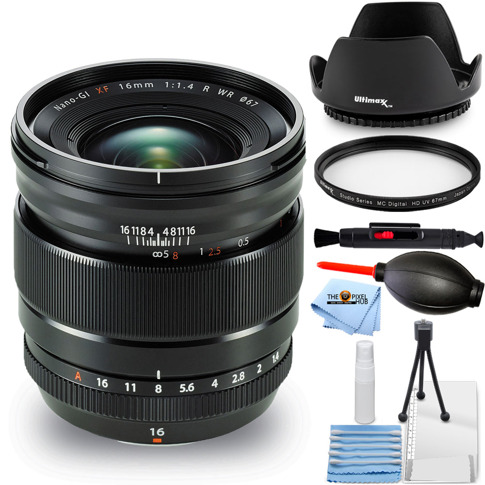 Objectif FUJIFILM XF 16 mm f/1.4 R WR 16463670 - Ensemble de filtres UV essentiels