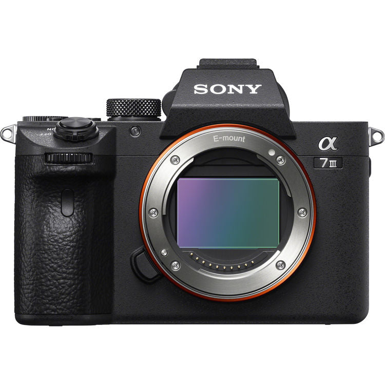 Appareil photo numérique sans miroir Sony Alpha a7 III (boîtier) + 64 Go + Flash + étui