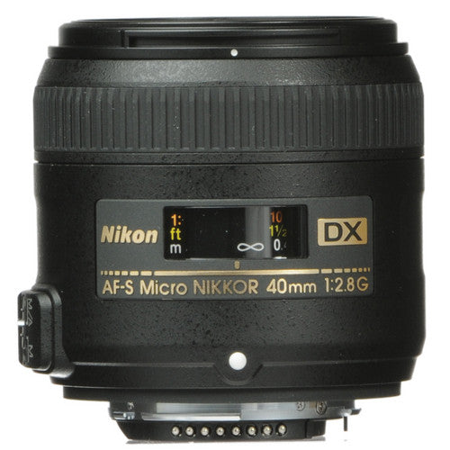 Nikon AF-S DX Micro-NIKKOR 40mm f/2.8G Lens (Black) 2200 - Filter Kit Bundle