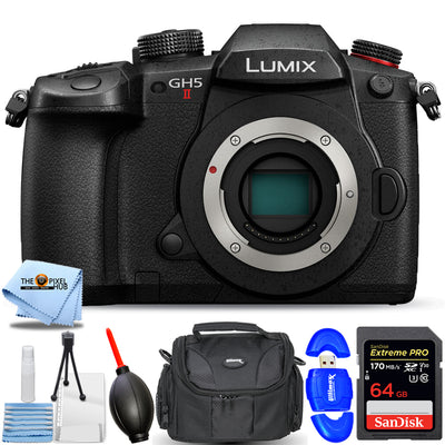 Panasonic Lumix GH5 II Mirrorless Camera - 7PC Accessory Bundle