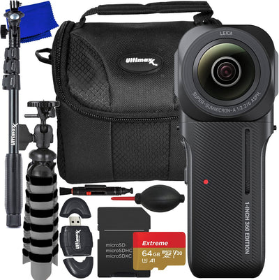 Caméra Insta360 ONE RS 1 pouce édition 360 CINRSGP/D - Ensemble d'accessoires 10PC