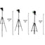 Professional 75-inch Tripod 3-way Panhead Tilt Motion for Most DSLR Cameras