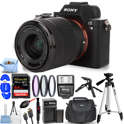 Sony Alpha a7 III Mirrorless Digital Camera with 28-70mm - 14PC Accessory Bundle