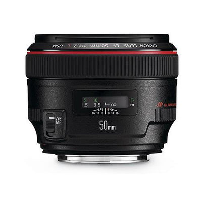 Objectif Canon EF 50 mm f/1,2L USM (noir) - 1257B002