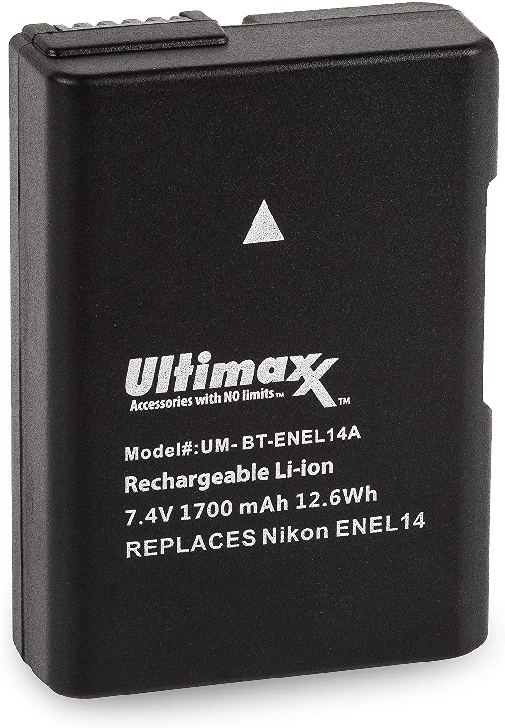 Chargeur de voyage ULTIMAXX + batterie de remplacement pour Nikon ENEL14A - 1700 mah