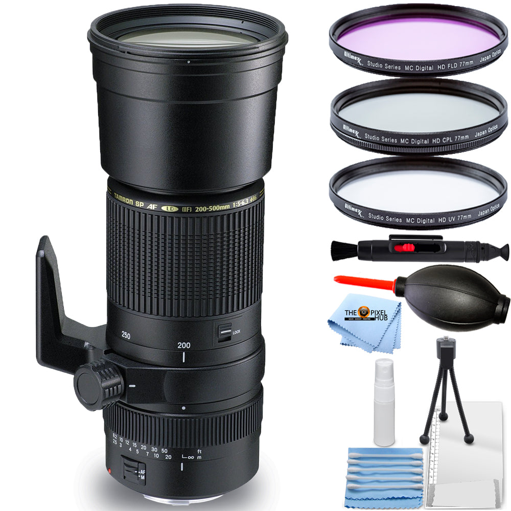 Objectif Tamron 200-500 mm f/5-6.3 SP AF Di LD (IF) pour Nikon AF08N-700 - Lot de 6