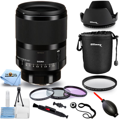 Objectif Sigma 35 mm f/1.4 DG DN Art pour Sony E 303965 – Lot d'accessoires 10 pièces