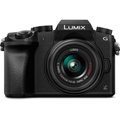 Appareil photo sans miroir Panasonic Lumix G7 avec objectif 14-42 mm (noir)