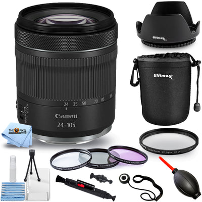 Objectif Canon RF 24-105 mm f/4-7.1 IS STM 4111C002 - Lot d'accessoires 10 pièces