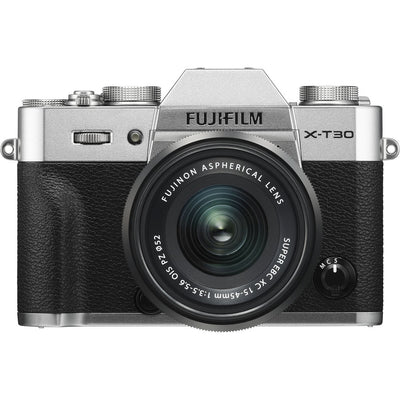 Appareil photo numérique sans miroir FUJIFILM X-T30 avec objectif 15-45 mm (argent) - 16619061