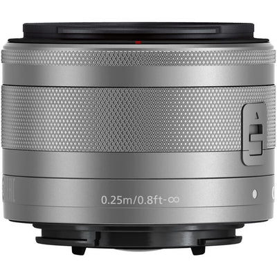 Objectif Canon EF-M 15-45 mm f/3.5-6.3 IS STM (argent) - 0597C002