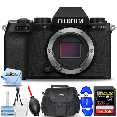 Appareil photo sans miroir FUJIFILM X-S10 16670041 - Ensemble d'accessoires 7PC