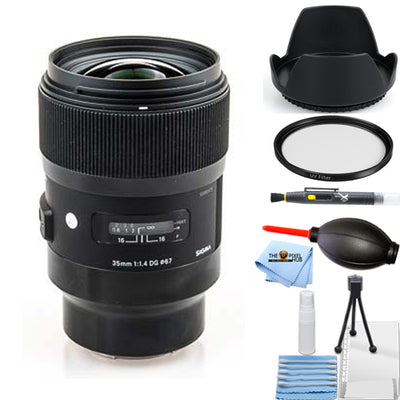 Objectif Sigma 35 mm f/1.4 DG HSM Art pour Sony E 340965 - Ensemble d'accessoires 7 pièces