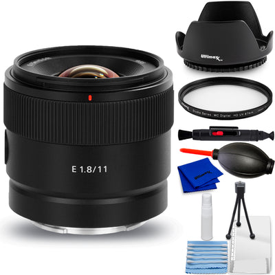 Objectif Sony E 11 mm f/1.8 SEL11F18 - Ensemble d'accessoires 7 pièces