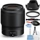 Nikon NIKKOR Z 50mm f/1.8 S Lens 20083 - Essential UV Filter Bundle Nikon