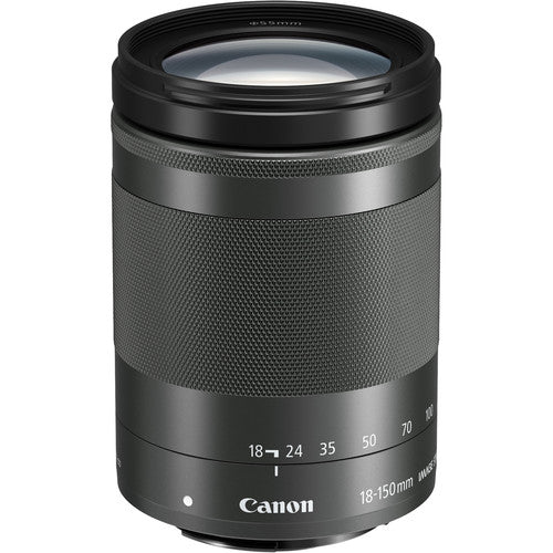 Objectif Canon EF-M 18-150 mm f/3.5-6.3 IS STM (graphite) - 1375C002