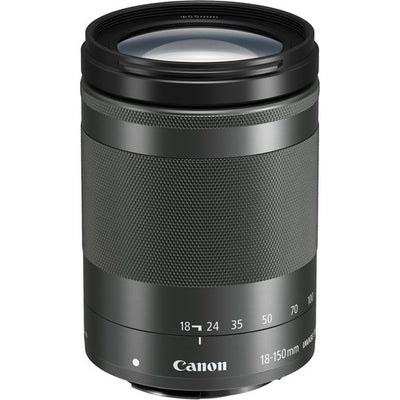 Canon EF-M 18-150mm f/3.5-6.3 IS STM Lens (Graphite) - 1375C002