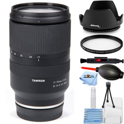 Objectif Tamron 17-70mm f/2.8 Di III-A VC RXD pour Sony E - Ensemble d'accessoires 7PC