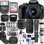 Canon EOS 4000D / Rebel T100 18-55mm + 75-300mm + 500mm + 650-1300mm 64GB Bundle