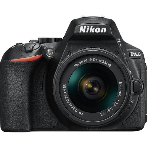 Appareil photo reflex numérique Nikon D5600 avec VR 18-55 mm et 70-300 mm - Pack essentiel de 64 Go