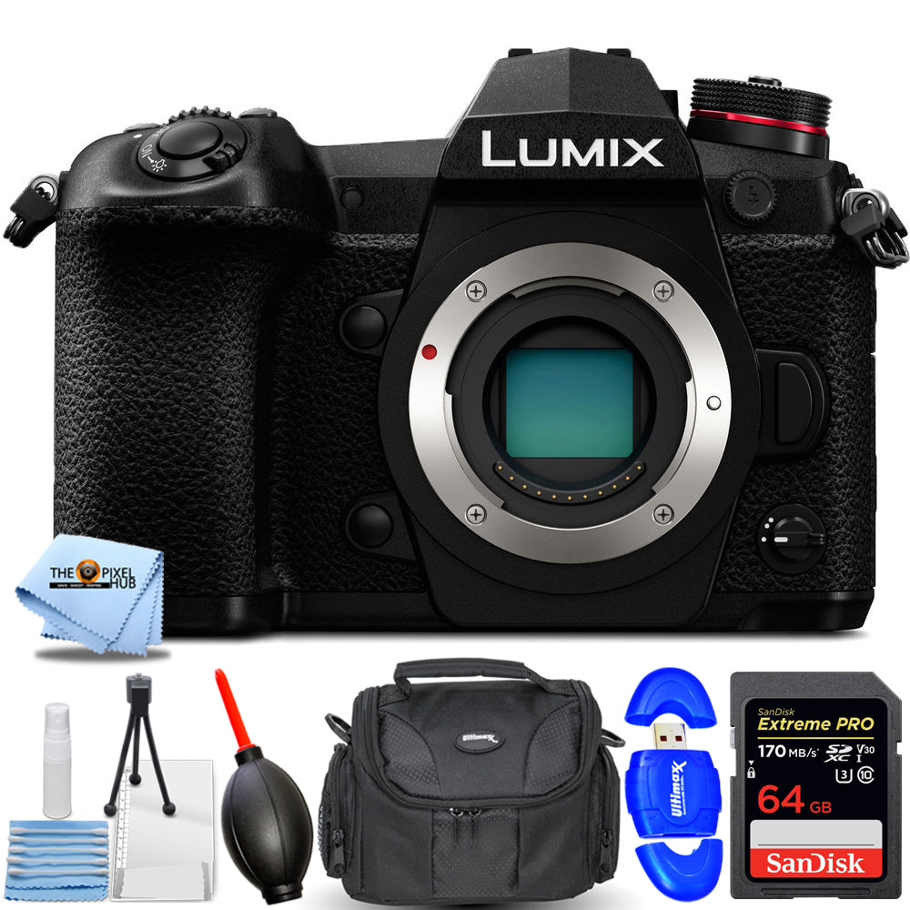 Panasonic Lumix DC-G9 Appareil photo numérique sans miroir Micro 4/3 (corps) – 64 Go