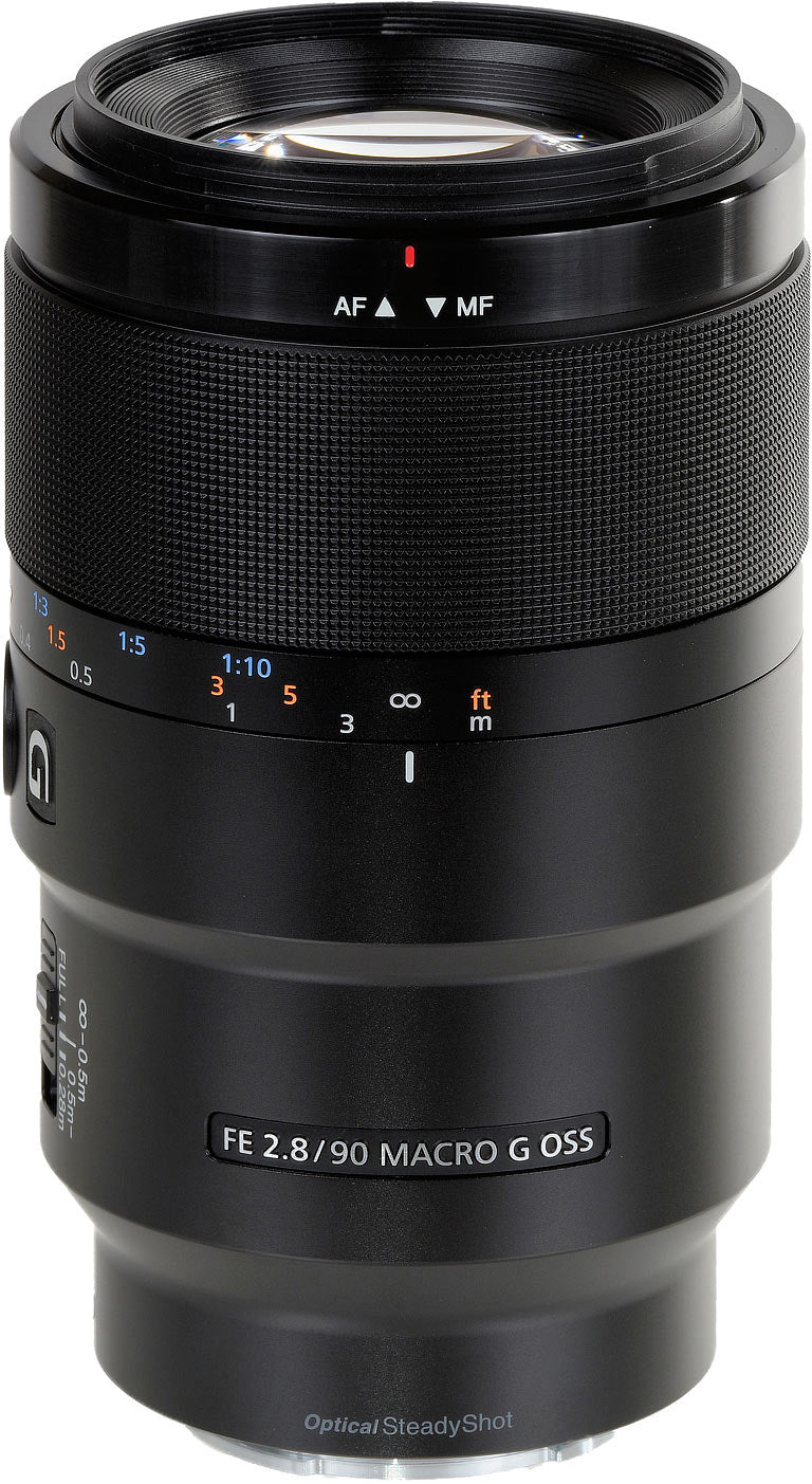 Sony FE 90mm f/2.8 Macro G OSS Lens + Telephoto and Wide Angle Lenses Bundle