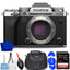 FUJIFILM X-T5 Mirrorless Camera (Silver) 16782337 - 7PC Accessory Bundle