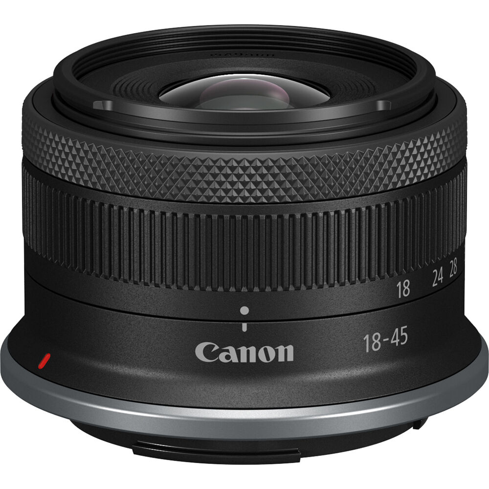 Objectif Canon RF-S 18-45 mm f/4.5-6.3 IS STM - Ensemble d'accessoires neuf dans une boîte blanche